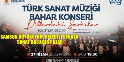 SAMSUN BÜYÜKŞEHİR BELEDİYESİ’NDEN SANAT DOLU BİR PAZAR