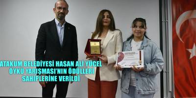 Atakum Belediyesi Hasan Ali Yücel Öykü Yarışması’nın ödülleri sahiplerine verildi
