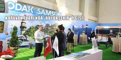KARAVAN FUARI’NDA “BÜYÜKŞEHİR” İLGİSİ