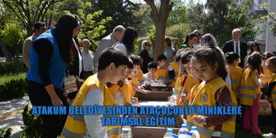 Atakum Belediyesinden Ataçocuklu miniklere  tarımsal eğitim  Ataçocuklu minikler ‘Dünya Çiftçiler Günü’nü kutladı