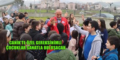 Canik'te Özel Gereksinimli Çocuklar Sanatla Buluşacak