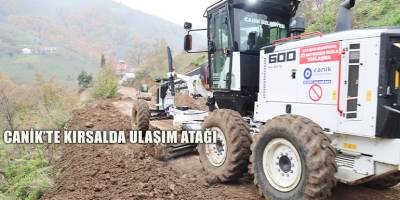 Canik'te Kırsalda Ulaşım Atağı