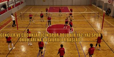 GENÇLER VE ÇOCUKLAR İÇİN SPOR DOLU BİR YAZ: YAZ SPOR  OKULLARI’NA BAŞVURULAR BAŞLADI