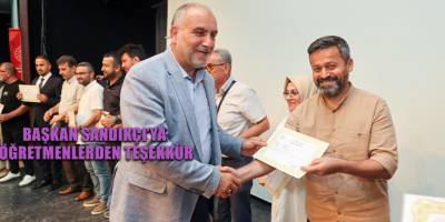 Başkan Sandıkçı'ya Öğretmenlerden Teşekkür