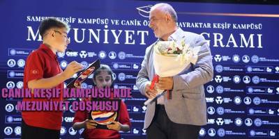 Canik Keşif Kampüsü'nde Mezuniyet Coşkusu