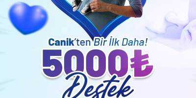 Canik Belediyesi'nden ailelere 5 bin TL destek