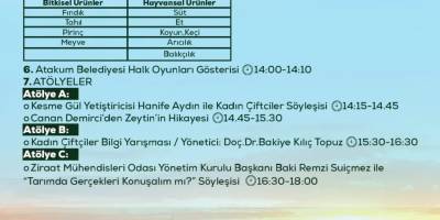 Atakum Belediyesi öncülüğünde Çakırlar Korusu’nda ‘Atakum Tarım Şenliği’  düzenleniyor