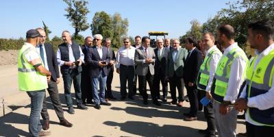 BAŞKAN DOĞAN, TERME’DEKİ YENİ BULVAR YOLU ÇALIŞMALARINI  YERİNDE İNCELEDİ