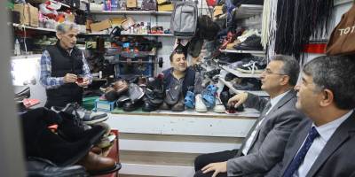 Başkan İhsan Kurnaz esnaf ve vatandaşla buluştu