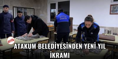 Atakum Belediyesinden yeni yıl ikramı