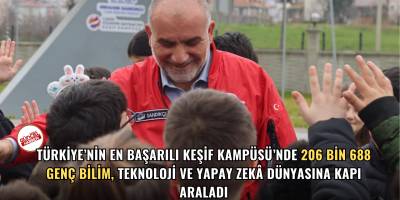 Türkiye’nin En Başarılı Keşif Kampüsü’nde 206 Bin 688 Genç Bilim, Teknoloji ve Yapay Zekâ Dünyasına Kapı Araladı