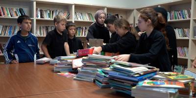 Atakum'da 10 binin üzerinde kitap öğrencilerle buluştu