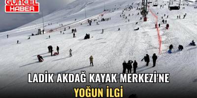 Ladik Akdağ Kayak Merkezi'ne yoğun ilgi