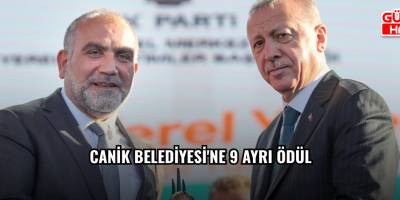 Canik Belediyesi'ne 9 Ayrı Ödül