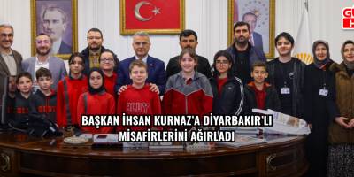 Başkan İhsan Kurnaz’a Diyarbakır’lı Misafirlerini Ağırladı