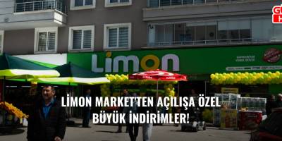 LİMON MARKET'TEN AÇILIŞA ÖZEL BÜYÜK İNDİRİMLER!