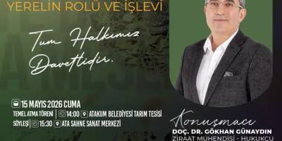 Doç. Dr. Gökhan Günaydın Atakum’da Tarım Tesisi Temel Atma Törenine Katılacak