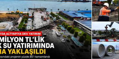 Samsun’da 211 milyon TL’lik atık su yatırımda sona yaklaşıldı