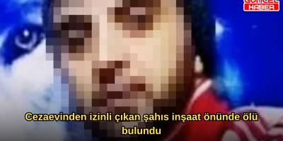 Cezaevinden izinli çıkan şahıs inşaat önünde ölü bulundu