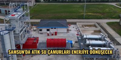 Samsun'da Atık Su Çamurları Enerjiye Dönüşecek