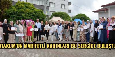 Atakum'un marifetli kadınları bu sergide buluştu