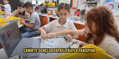 Canik'te gençler yapay zekayla tanışıyor