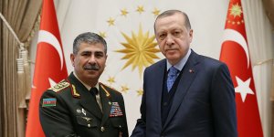 Cumhurbaşkanı, Azerbaycan Savunma Bakanını kabul etti