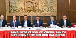 Samsun'daki OSB ve küçük sanayi sitelerinde 32 bin kişi çalışıyor