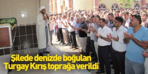 Denizde boğulan Turgay Kırış Kavak'ta toprağa verildi