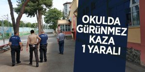 Okulda görünmez kaza; 1 yaralı