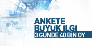 Ankete Büyük İlgi... 3 günde 40 bin oy