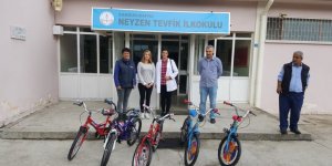 Bisikletliler Derneğinden 10 kırsal okula bisiklet bağışı