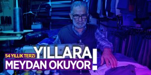 54 yıllık terzi yıllara meydan okuyor