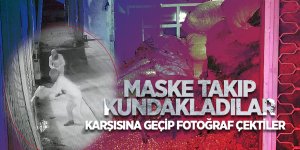 Benzin döküp yaktılar, karşısına geçip fotoğrafını çektiler