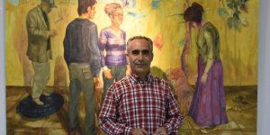 Murat Ağçiçek’in “iletişim-sizlik” temalı resim sergisi açıldı