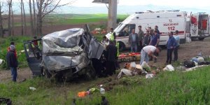 Amasya’da kamyonet şarampole yuvarlandı: 1 ölü, 3 yaralı