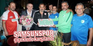 Yılport Samsunspor, Bodrum’da çiçeklerle karşılandı