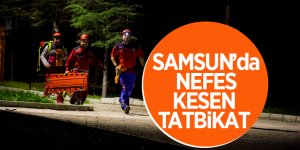 Samsun UMKE'den nefes kesen tatbikat 