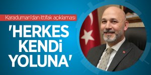 Karaduman'dan ittifak açıklaması