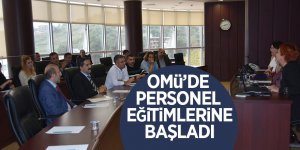 'Sıfır Atık Projesi'ne dâhil olan OMÜ, personel eğitimlerine başladı 