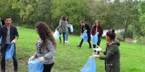 OMÜ’lü çevre gönüllüleri iş başında