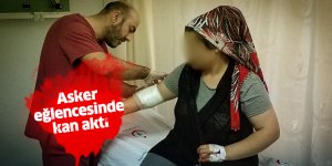 Asker eğlencesinde kan aktı