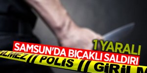Samsun'da bıçaklı saldırı: 1 yaralı 