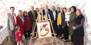 Alaçam’da el sanatları sergisi açıldı