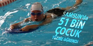 Samsun’da 51 bin çocuk yüzme öğrendi