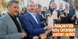 Alaçam’da köy ürünleri pazarı açıldı