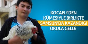 Tavuklarından ayrılamayınca kümesini lisenin bahçesine kurdurdu 