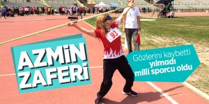 Gözlerini kaybetti, yılmadı, milli sporcu oldu