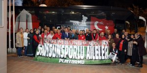 Samsunsporlu aileler Çanakkale yolunda